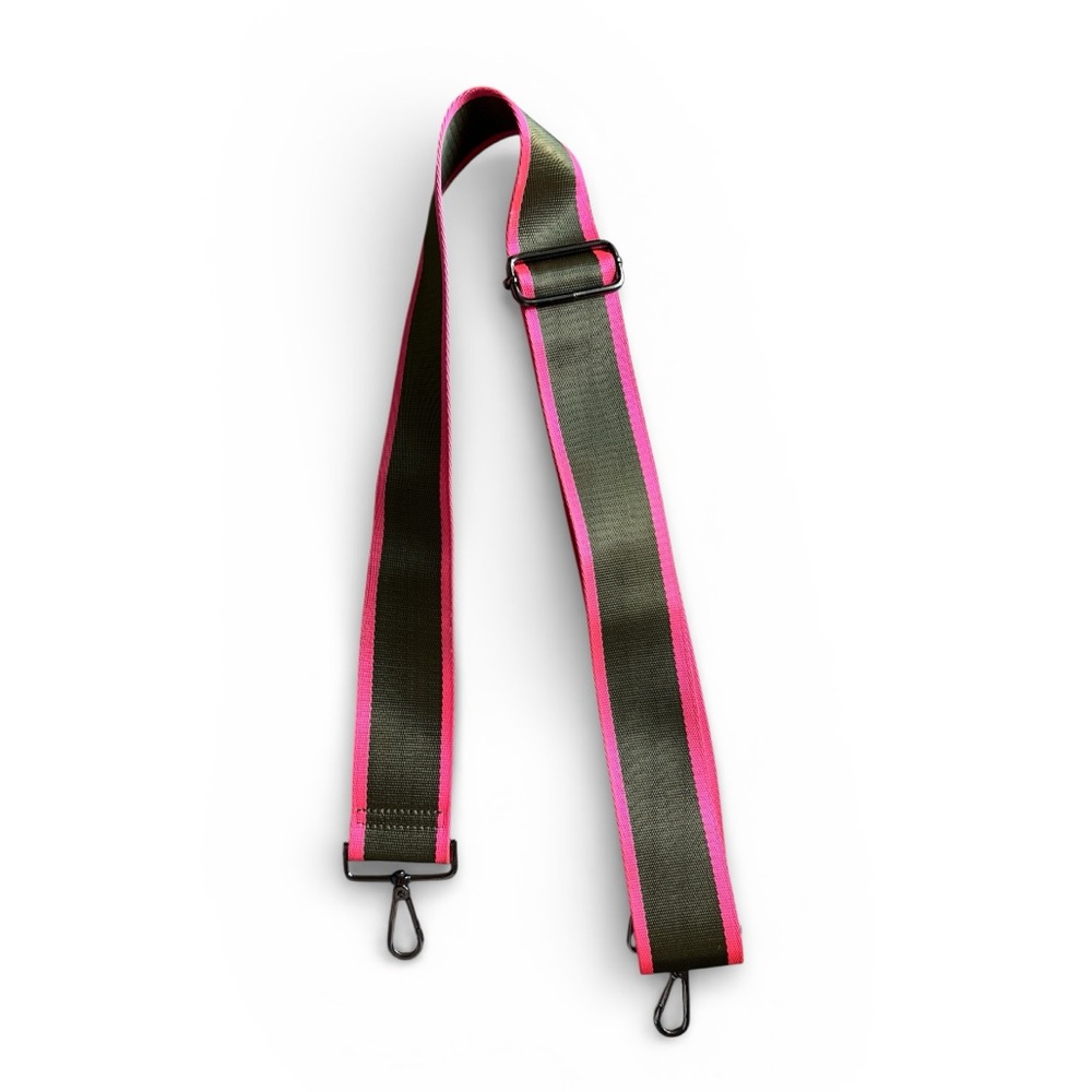 Pink and Green Adjustable thick guitar duffel bag Strap